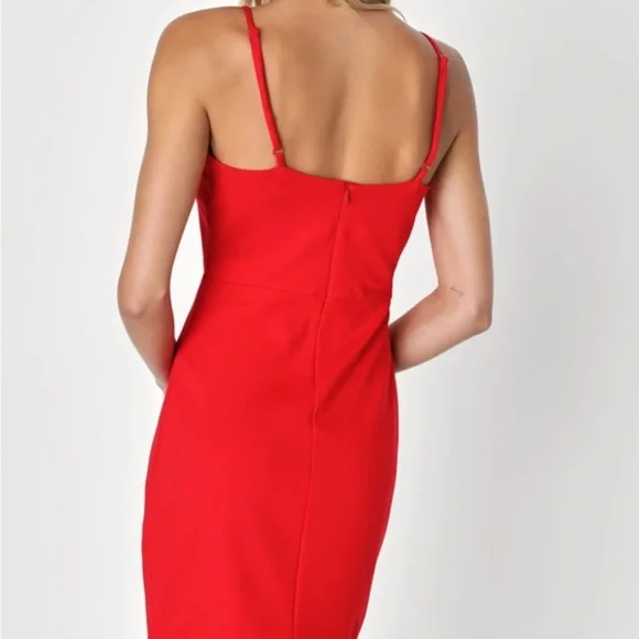 LULUS | Red dress - Picture 3 of 7